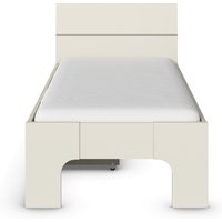 RAUCH BLUE Frieda Jugendzimmer-Set (Schrank 4-trg. Basic, Beige (Champagner), 90 x 200 cm)