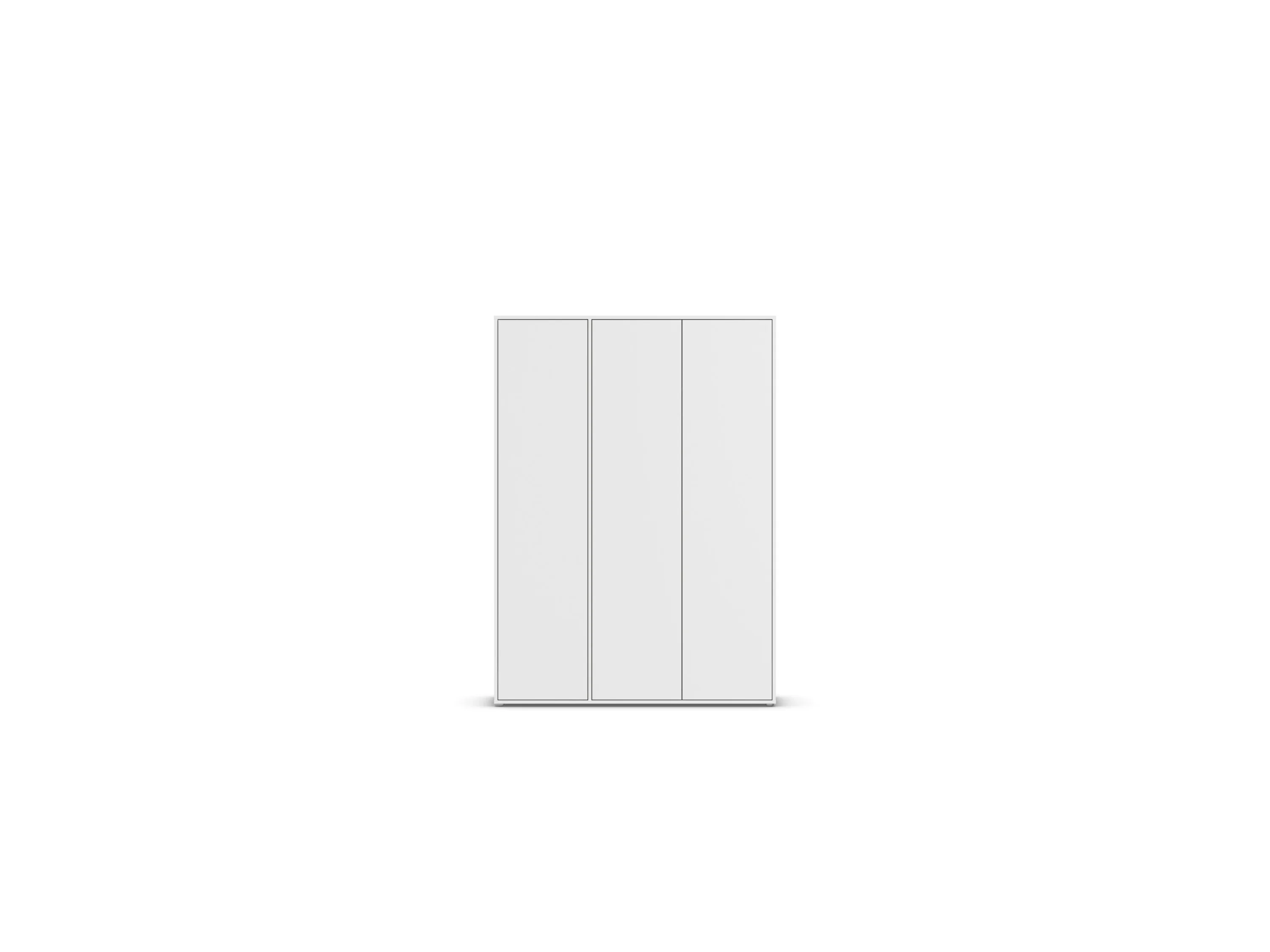 RAUCH BLUE Nabila Drehtürenschrank (Basic-Zubehör, Weiß, Breite 140 cm / Höhe 194 cm) – Bild 3 von 4
