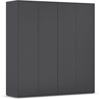 RAUCH BLUE Nabila Drehtürenschrank (Basic-Zubehör, graumetallic, Breite 187 cm / Höhe 194 cm)