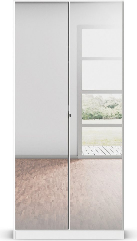 rauch Drehtürenschrank Reflect mit Spiegelfront, inkl. praktischer Inneneinteilung – Bild 3 von 5