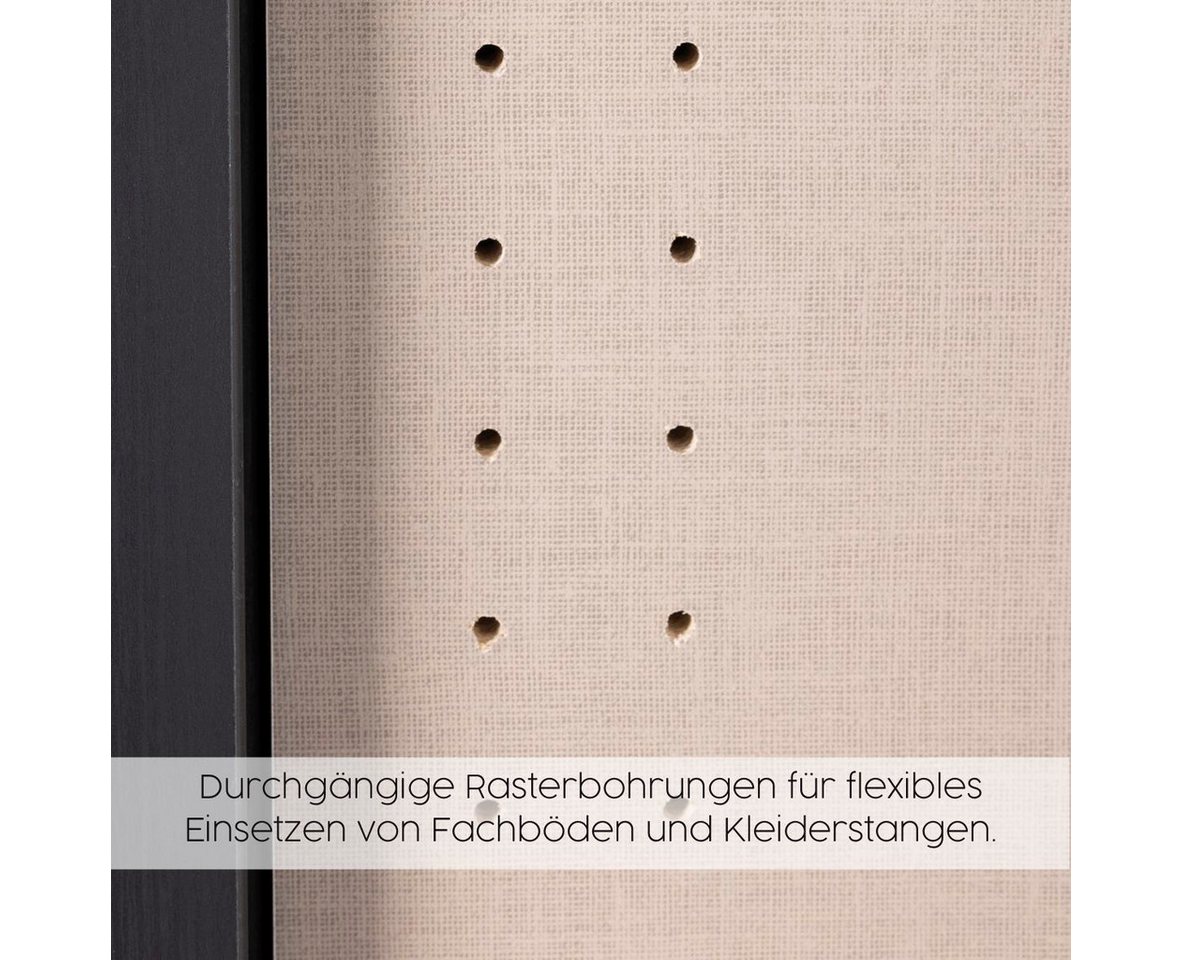 rauch Eckkleiderschrank Bremen mit 8 Einlegeböden – Bild 5 von 5