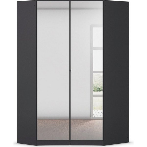 rauch Eckkleiderschrank Kleiderschrank Schrank Garderobe Wäscheschrank COSTA Größe 117x104 cm (in 3 Ausstattungen BASIC/CLASSIC/PREMIUM) mit Spiegel, voll ausge