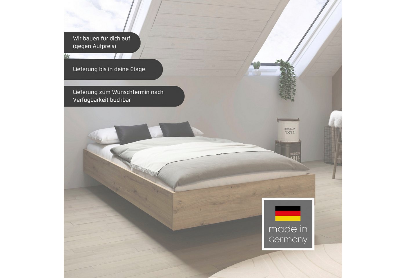 rauch Futonbett Phoenix, ohne Kopfteil – Bild 3 von 5