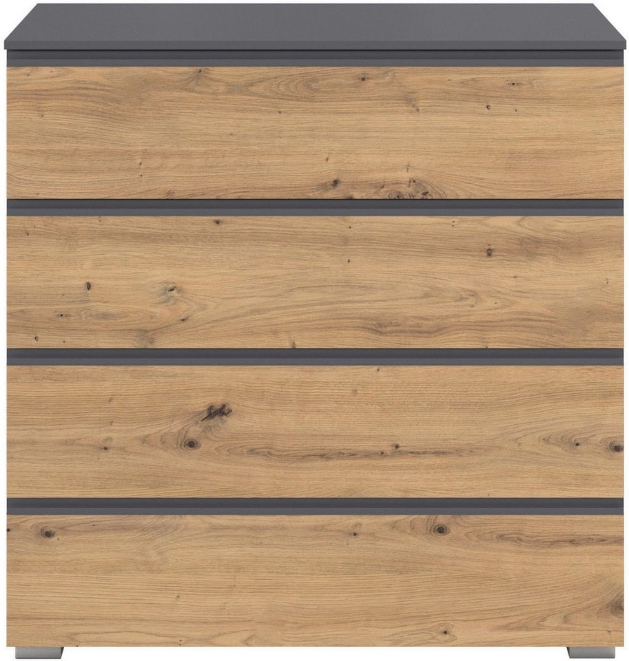 rauch Kommode Joel (Breite 80 cm), vier praktische und geräumige Schubladen MADE IN GERMANY – Bild 5 von 5