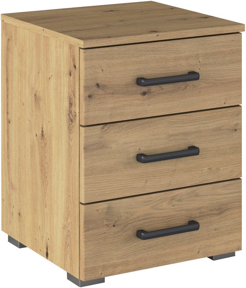 rauch Nachtkommode Maika, 3 Schubladen mit großzügigem Stauraum – Bild 3 von 5