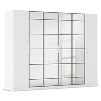 RAUCH ORANGE Acero Drehtürenschrank (Weiß, Breite 271 cm / Höhe 210 cm)