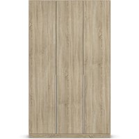 RAUCH ORANGE Drehtürenschrank Alabama (Basic-Zubehör, Eiche Sonoma, Griffe Alufarben, 136 x 229 cm)