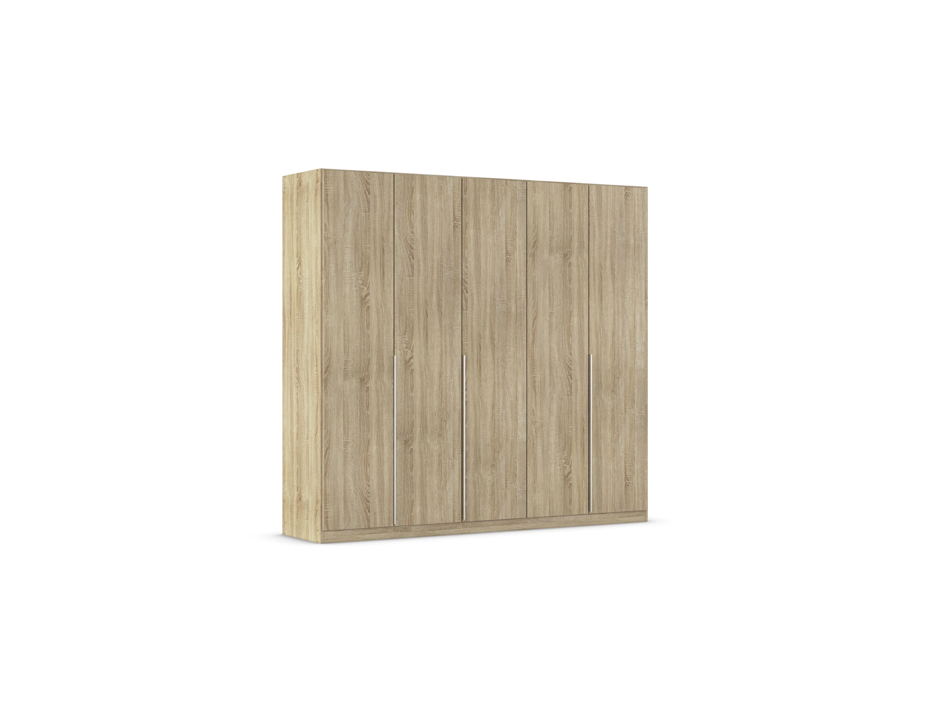 RAUCH ORANGE Drehtürenschrank Alabama (Basic-Zubehör, Eiche Sonoma, Griffe Alufarben, 226 x 210 cm) – Bild 3 von 4