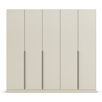 RAUCH ORANGE Drehtürenschrank Alabama (Basic-Zubehör, Beige-Champagner, Griffe Grau, 226 x 210 cm)