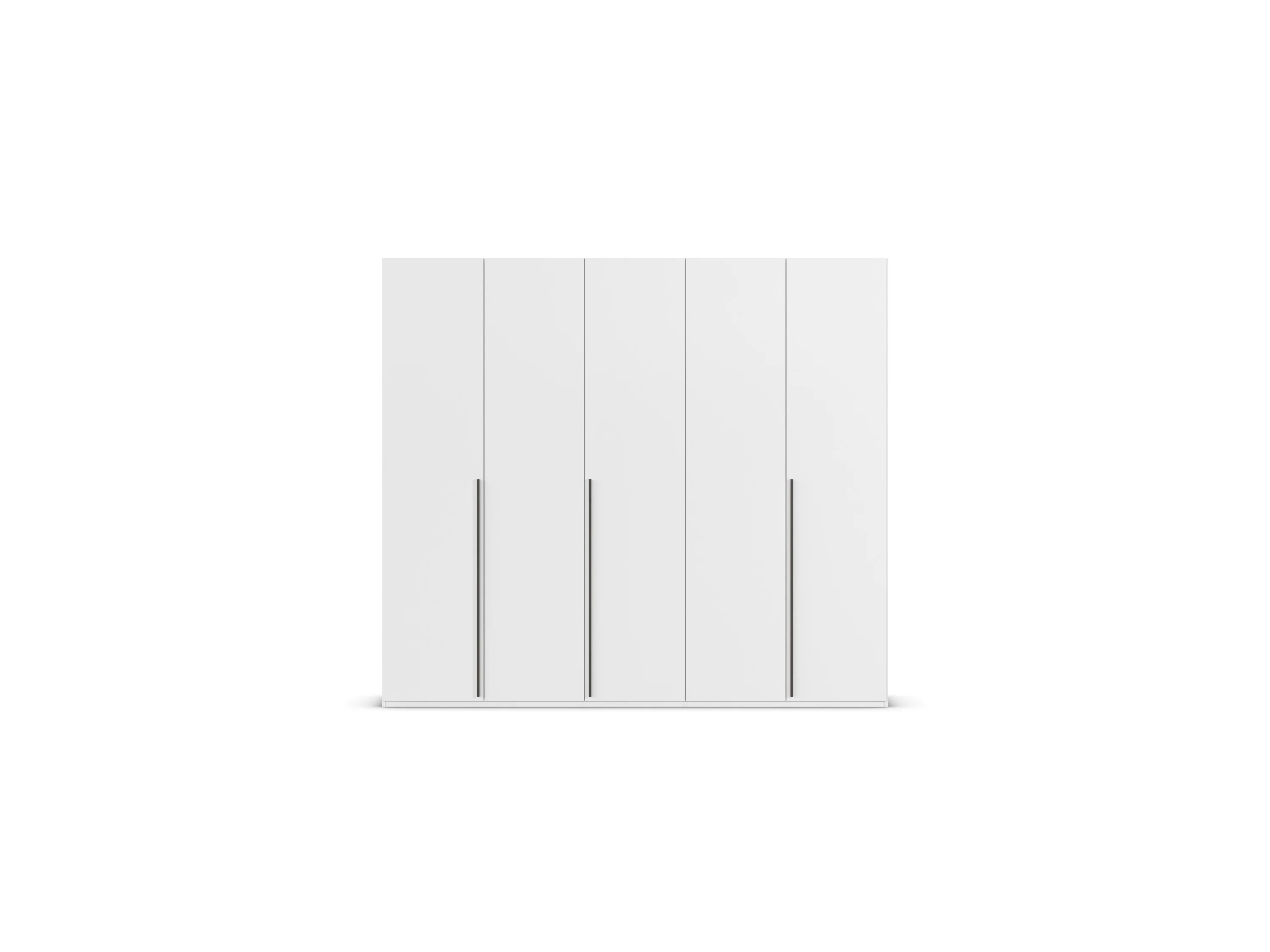 RAUCH ORANGE Montclar Drehtürenschrank (Basic-Zubehör, Weiß, Griffe Grau, Breite 251 cm / Höhe 223 cm) – Bild 4 von 4