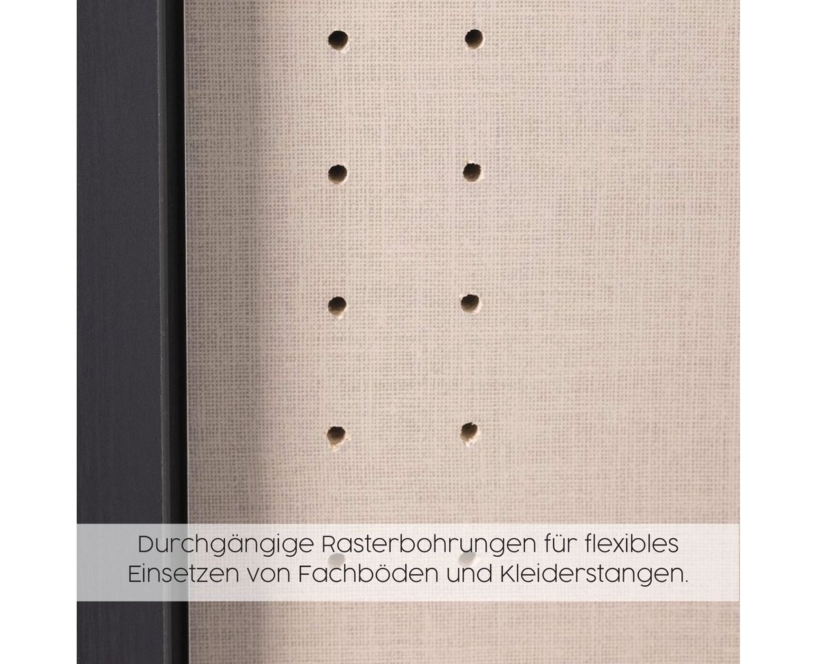rauch Schlafzimmer-Set Monza, mit Drehtürenschrank Breite 226 cm, Bettanlage in 2 Breiten – Bild 5 von 5