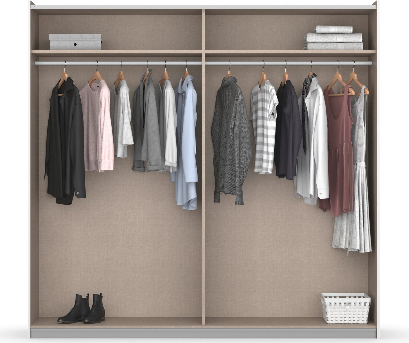 rauch Schlafzimmer-Set Monza, mit Schwebetürenschrank Breite 218 cm, Bettanlage in 2 Breiten – Bild 2 von 5