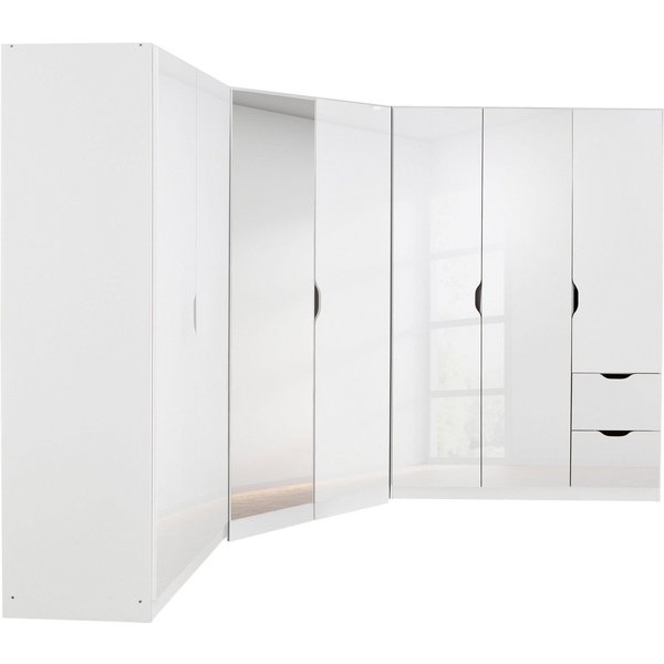 rauch Schrank-Set Freiham, (Set), 3-teilig, schlichte Front mit ausgefrästen Eingriffen MADE IN GERMANY