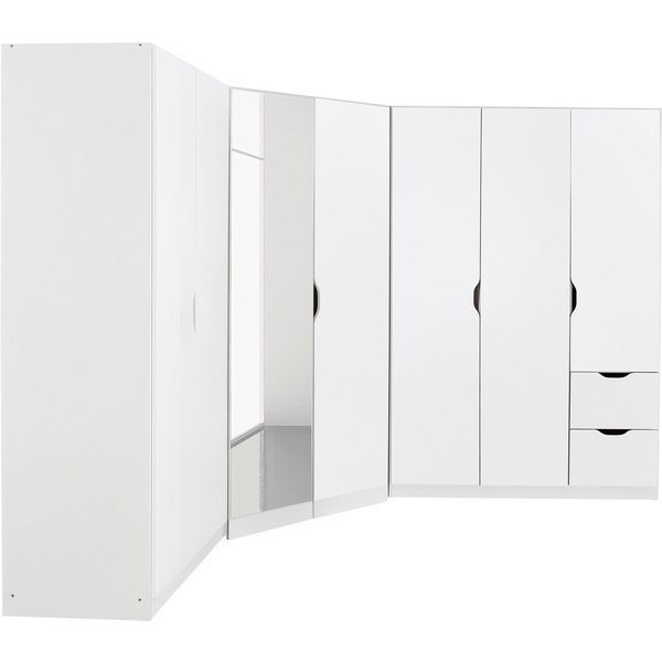 rauch Schrank-Set Freiham, (Set), 3-teilig, schlichte Front mit ausgefrästen Eingriffen MADE IN GERMANY