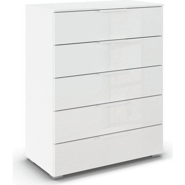 rauch Schubkastenkommode Highboard Sideboard Kommode MONTCLAR Frontauswahl Dekor/Hochglanz/Glas (in 2 Breiten: 40 oder 80 cm / Höhe 100 cm, inkl. Soft-Close-Fun
