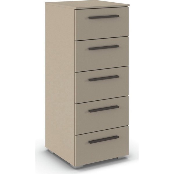 rauch Schubkastenkommode Highboard Sideboard Kommode MONTCLAR Frontauswahl Dekor/Hochglanz/Glas (in 2 Breiten: 40 oder 80 cm / Höhe 100 cm, inkl. Soft-Close-Fun