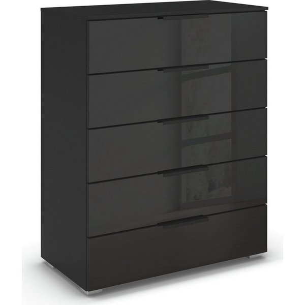 rauch Schubkastenkommode Highboard Sideboard Kommode MONTCLAR Frontauswahl Dekor/Hochglanz/Glas (in 2 Breiten: 40 oder 80 cm / Höhe 100 cm, inkl. Soft-Close-Fun