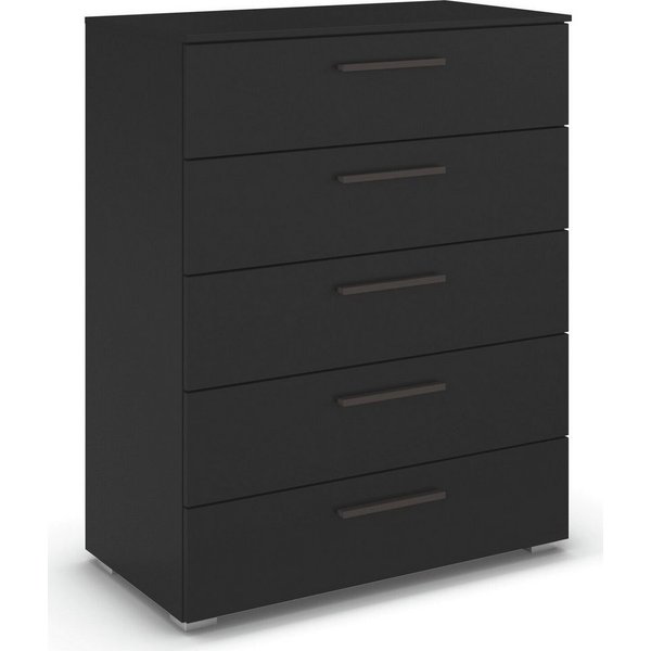 rauch Schubkastenkommode Highboard Sideboard Kommode MONTCLAR Frontauswahl Dekor/Hochglanz/Glas (in 2 Breiten: 40 oder 80 cm / Höhe 100 cm, inkl. Soft-Close-Fun