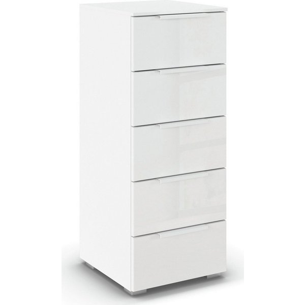 rauch Schubkastenkommode Highboard Sideboard Kommode MONTCLAR Frontauswahl Dekor/Hochglanz/Glas (in 2 Breiten: 40 oder 80 cm / Höhe 100 cm, inkl. Soft-Close-Fun