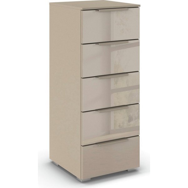 rauch Schubkastenkommode Highboard Sideboard Kommode MONTCLAR Frontauswahl Dekor/Hochglanz/Glas (in 2 Breiten: 40 oder 80 cm / Höhe 100 cm, inkl. Soft-Close-Fun