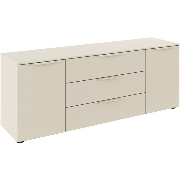 rauch Schubkastenkommode Kommode Türkommode Sideboard Kombikommode FLIPP (Breite 160 cm mit 2 Einlegeböden), 2-türig mit 3 Schubladen und Soft-Close-Funktion
