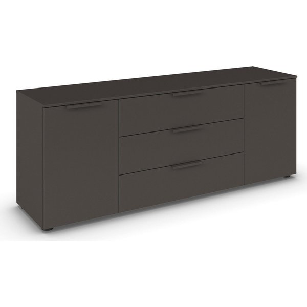 rauch Schubkastenkommode Kommode Türkommode Sideboard Kombikommode FLIPP (Breite 160 cm mit 2 Einlegeböden), 2-türig mit 3 Schubladen und Soft-Close-Funktion