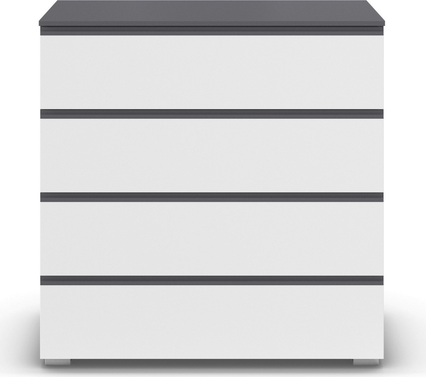 rauch Schubkastenkommode Sideboard Kommode Schubladenkommode Wäscheschrank MAINZ (Breite 80 cm), vier praktische und geräumige Schubladen MADE IN GERMANY – Bild 2 von 5