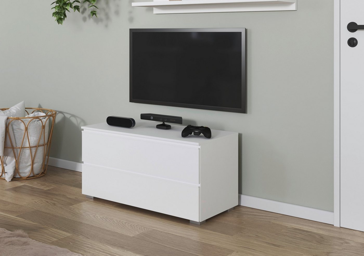 rauch TV-Board Joel (Breite 80 oder 120 cm), praktische und geräumige Schubladen MADE IN GERMANY – Bild 2 von 5
