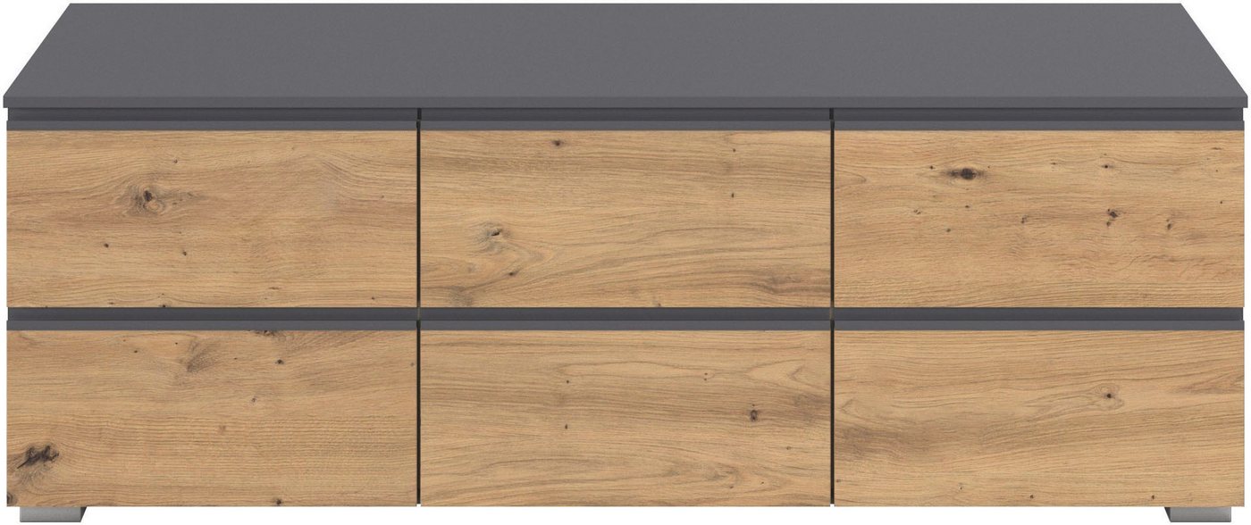 rauch TV-Board Joel (Breite 80 oder 120 cm), praktische und geräumige Schubladen MADE IN GERMANY – Bild 5 von 5