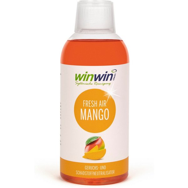 winwinCLEAN Raumduft Raumluftreiniger-Konzentrat MANGO Raumerfrischer Raumluftdeo (1x winwinCLEAN fresh AIR MANGO 500ml), Geruchsentferner,Geruchsneutralisierer