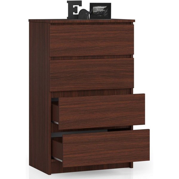Raumhirsch Furniture Kommode mit 4 Schubladen Sideboard 60 cm Schrank Anrichte Wohnschrank, (viele Farbvarianten - Maße : 99 x 60 x 40 cm) - Hochwertig & stabil