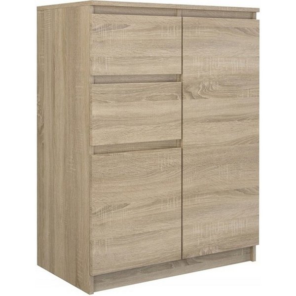 Raumhirsch Furniture Kommode Sideboard 70 cm breit (Maße 40 x 70 x 97 cm mit 2 Türen, 2 Schubladen), verschiedene Farben