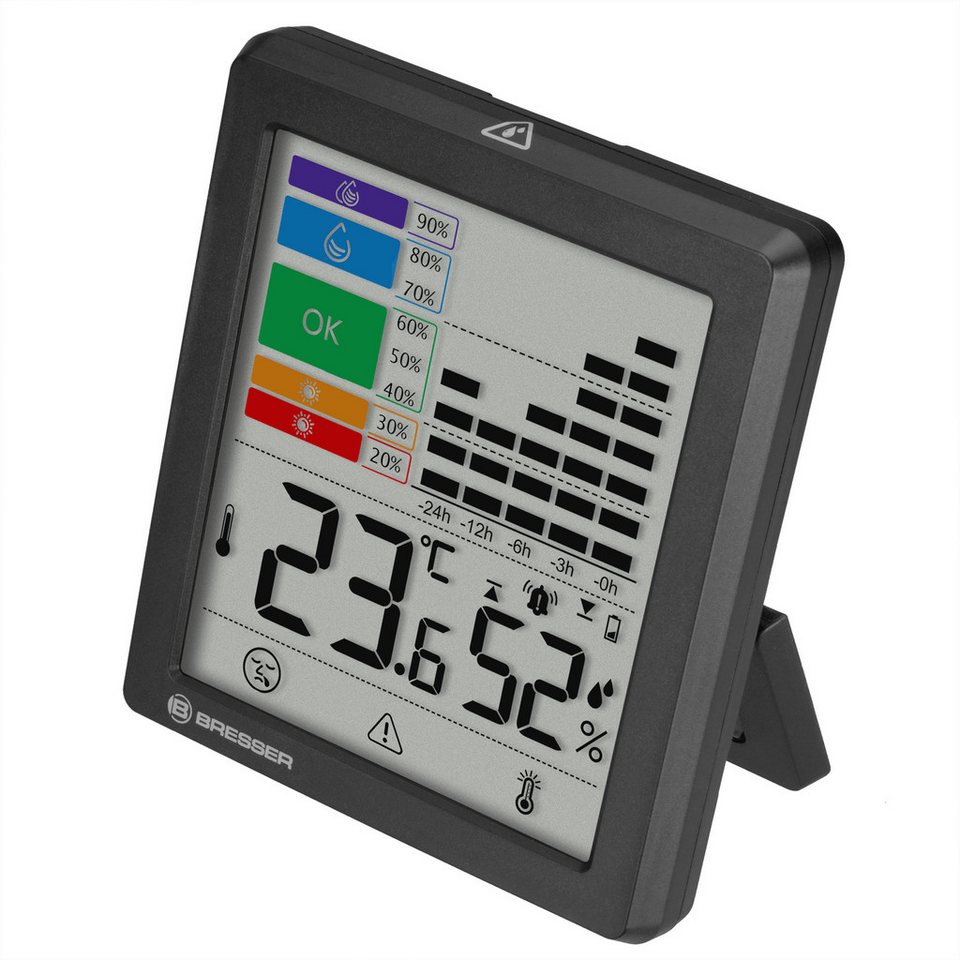 BRESSER Raumluft-Qualitätssensor BRESSER Thermo-Hygrometer mit Schimmelalarm – Bild 2 von 5