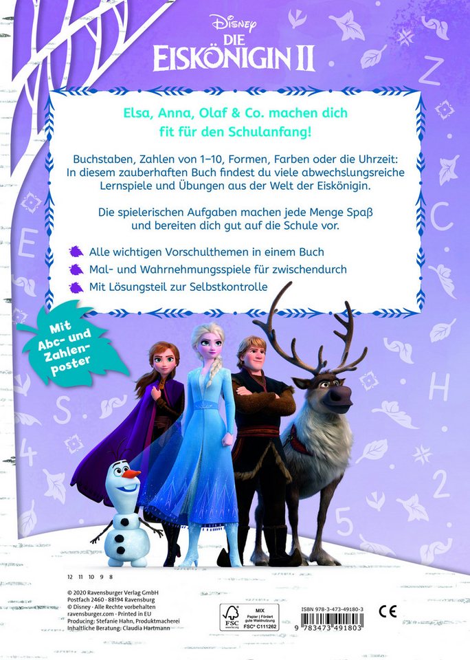 Disney Die Eiskönigin 2 Das große Vorschulbuch – Bild 2 von 5