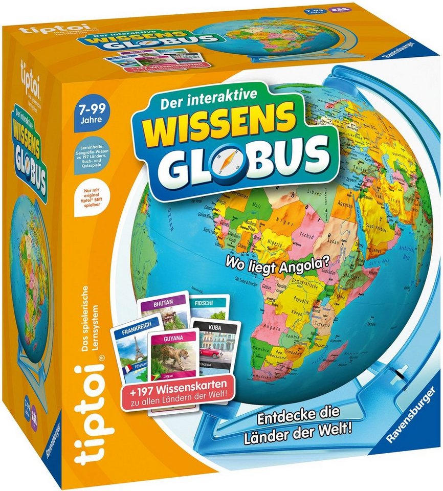 Ravensburger Globus tiptoi® Der interaktive Wissens-Globus, Made in Europe – Bild 2 von 3