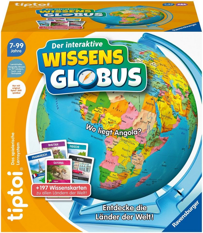 Ravensburger Globus tiptoi® Der interaktive Wissens-Globus, Made in Europe – Bild 3 von 3