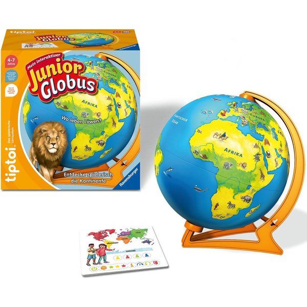 Ravensburger Globus tiptoi® Mein interaktiver Junior Globus, Made in Europe