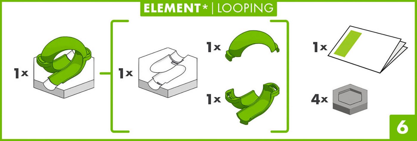 Ravensburger Kugelbahn-Bausatz GraviTrax Element Looping, Made in Europe – Bild 3 von 5