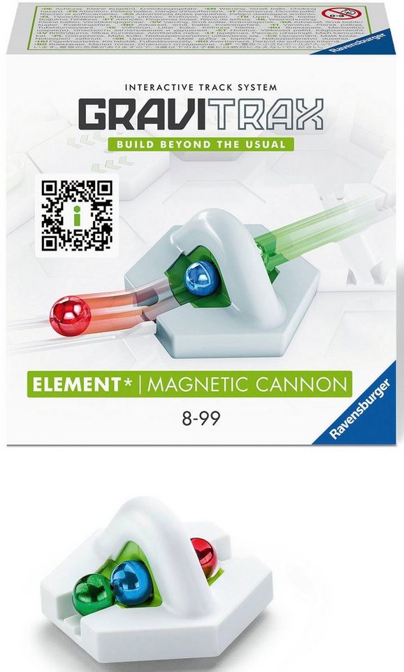 Ravensburger Kugelbahn-Bausatz GraviTrax Element Magnetic cannon, Made in Europe – Bild 2 von 2