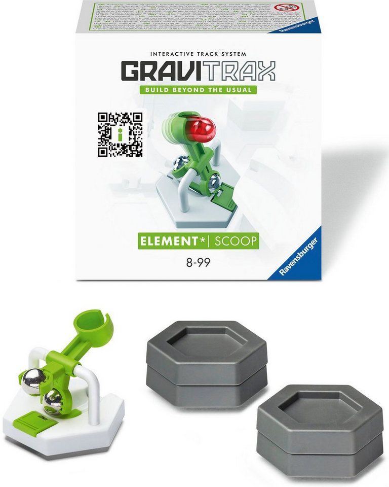 Ravensburger Kugelbahn-Bausatz GraviTrax Element Scoop, Made in Europe – Bild 2 von 5