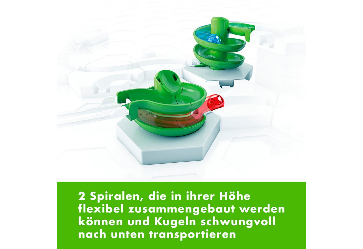 Ravensburger Kugelbahn-Bausatz GraviTrax Element Spiral, Made in Europe – Bild 4 von 5