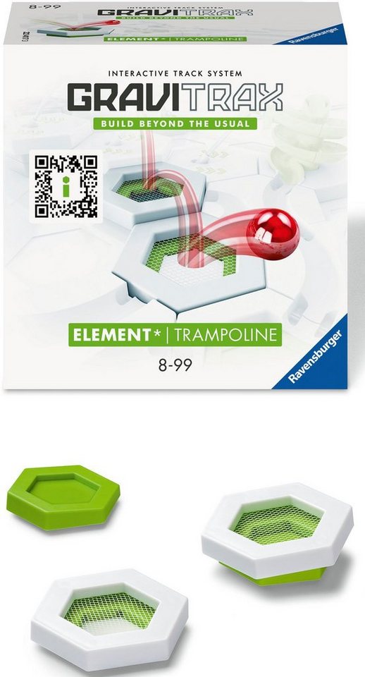 Ravensburger Kugelbahn-Bausatz GraviTrax Element Trampoline, Made in Europe – Bild 2 von 5