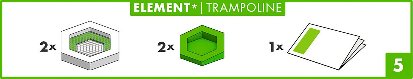 Ravensburger Kugelbahn-Bausatz GraviTrax Element Trampoline, Made in Europe – Bild 3 von 5