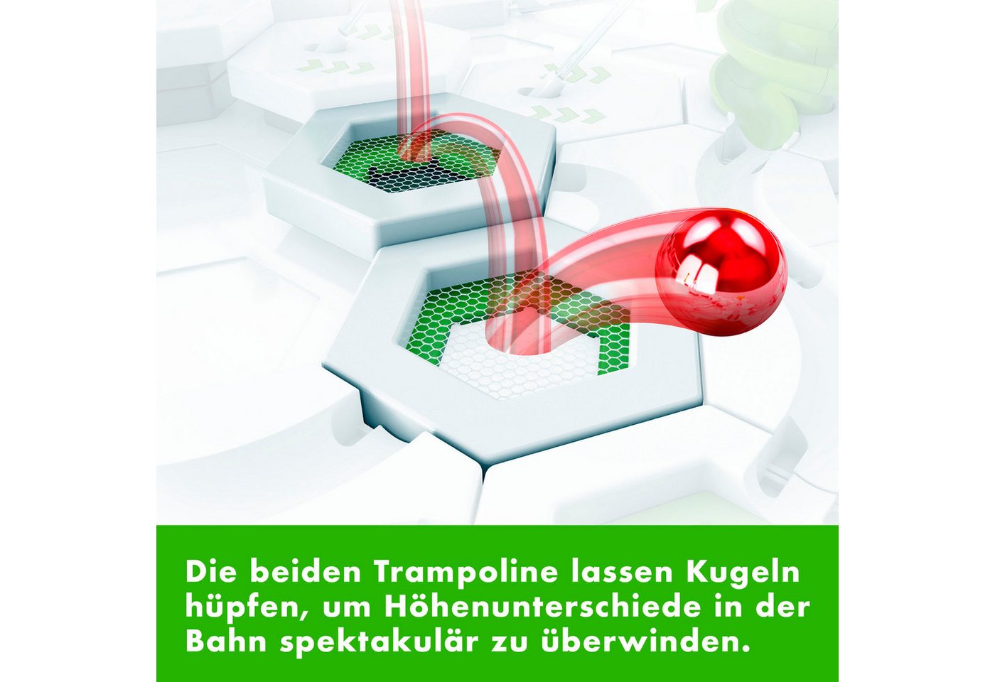 Ravensburger Kugelbahn-Bausatz GraviTrax Element Trampoline, Made in Europe – Bild 4 von 5