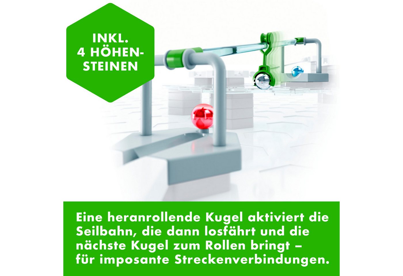 Ravensburger Kugelbahn-Bausatz GraviTrax Element Zipline, Made in Europe – Bild 5 von 5