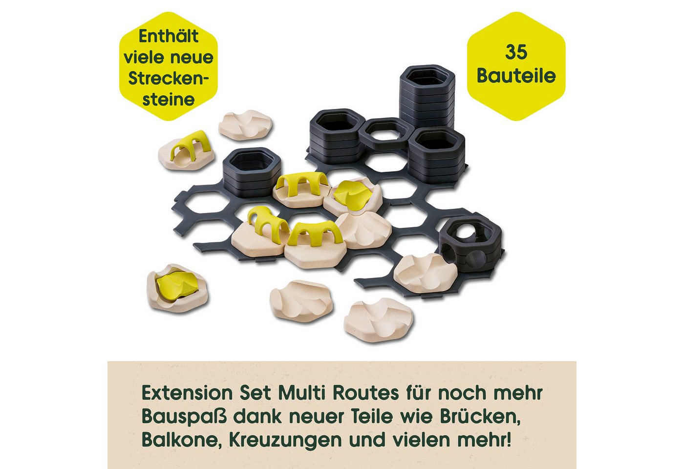 Ravensburger Kugelbahn-Bausatz GraviTrax Junior, Extension Multi Routes, Made in Europe – Bild 2 von 5