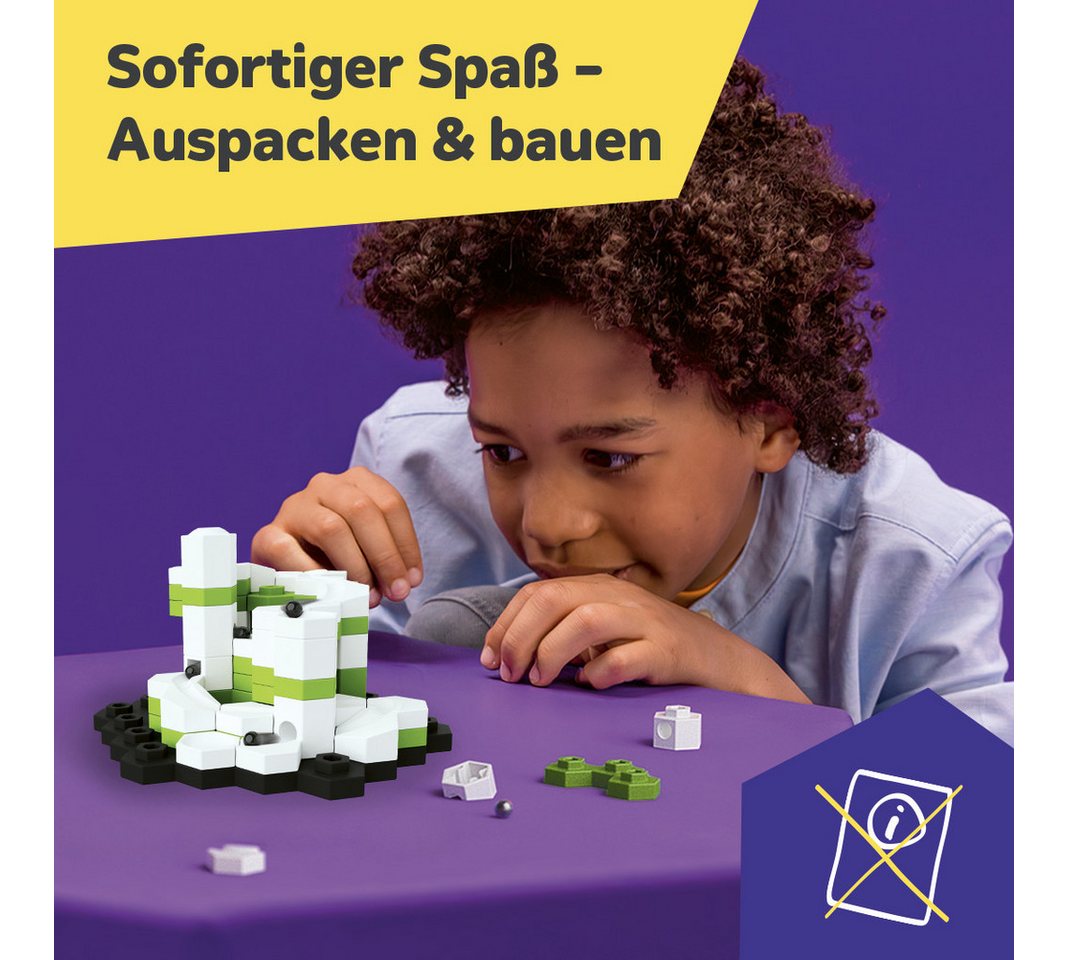 Ravensburger Kugelbahn-Bausatz GraviTrax micro - Gravi Green, (63-tlg), Made in Europe – Bild 4 von 5