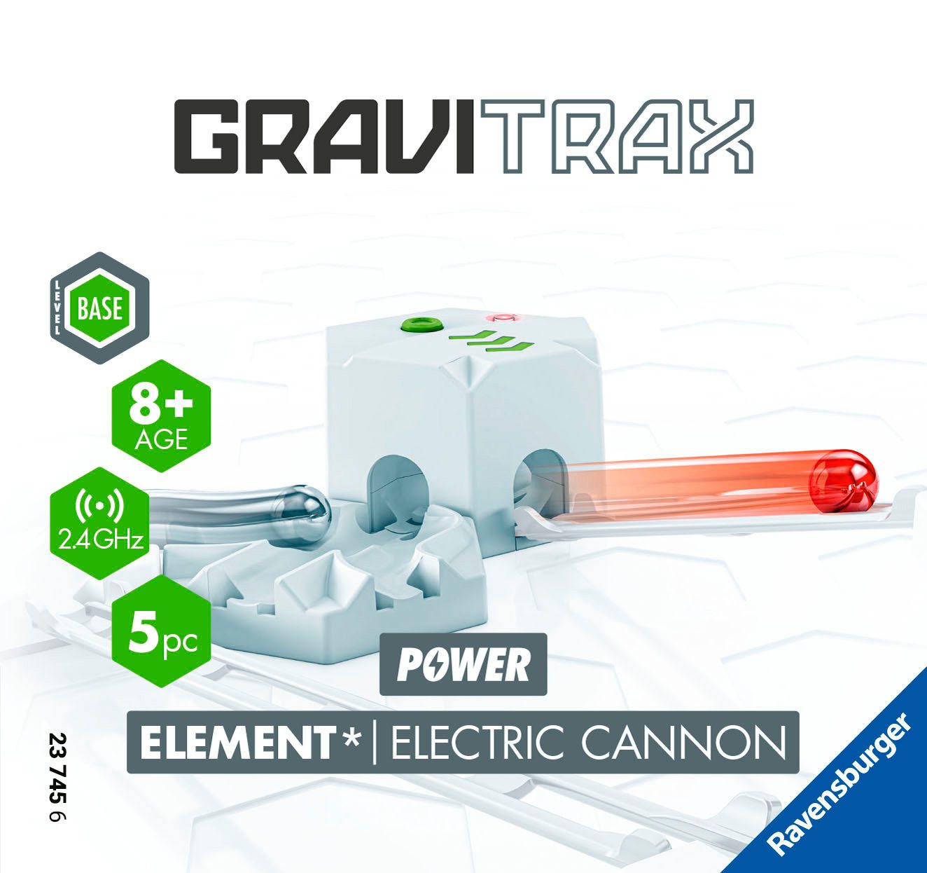 Ravensburger Kugelbahn-Bausatz GraviTrax POWER, Element Electric Cannon – Bild 3 von 5