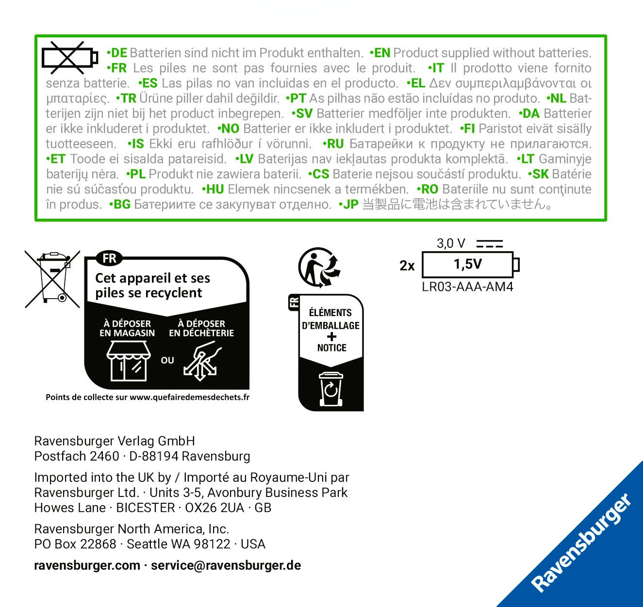 Ravensburger Kugelbahn-Bausatz GraviTrax POWER, Element Electric Cannon – Bild 5 von 5