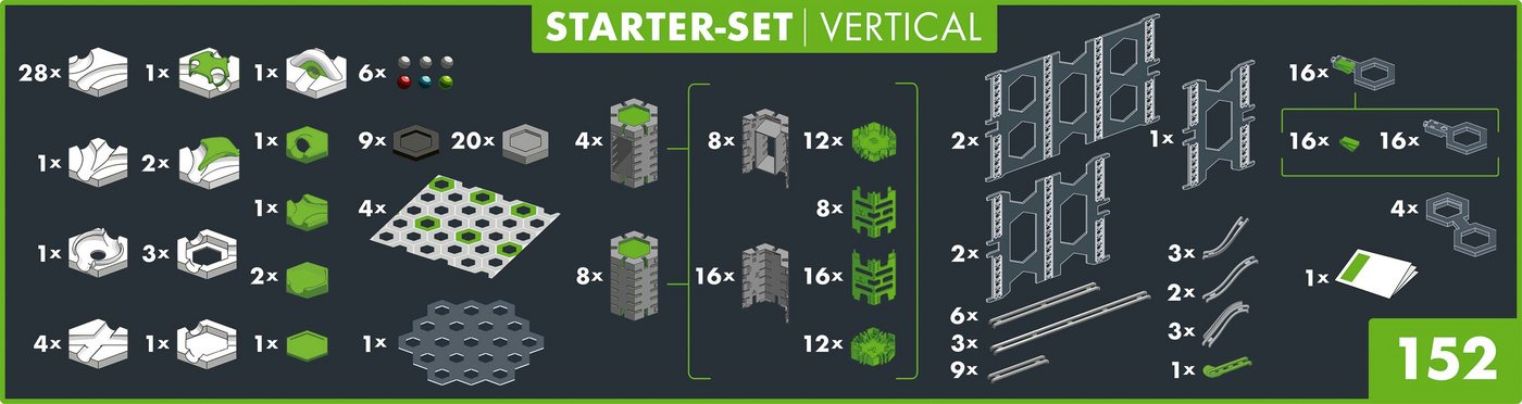 Ravensburger Kugelbahn-Bausatz GraviTrax PRO Starter-Set Vertical, Made in Europe – Bild 4 von 5